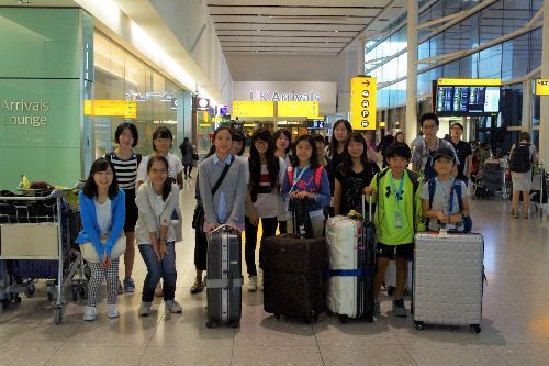 サマースクール空港出迎え(中学生)