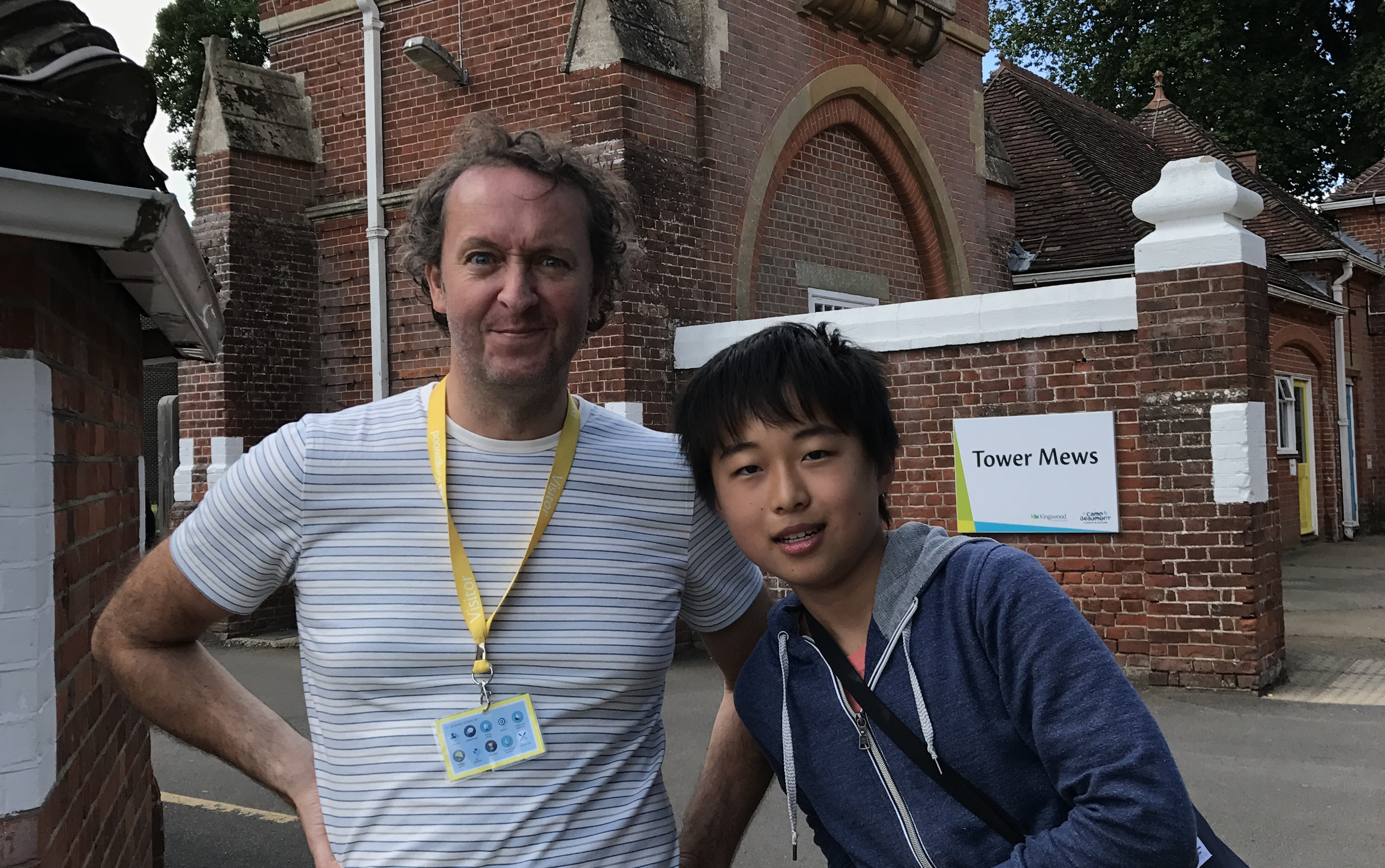 スチュアートさんとツーショット