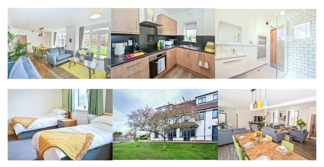 親子留学、保護者寮の写真集